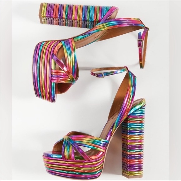 New Aquazzura Sundance platform 38 $895 - Picture 1 of 17